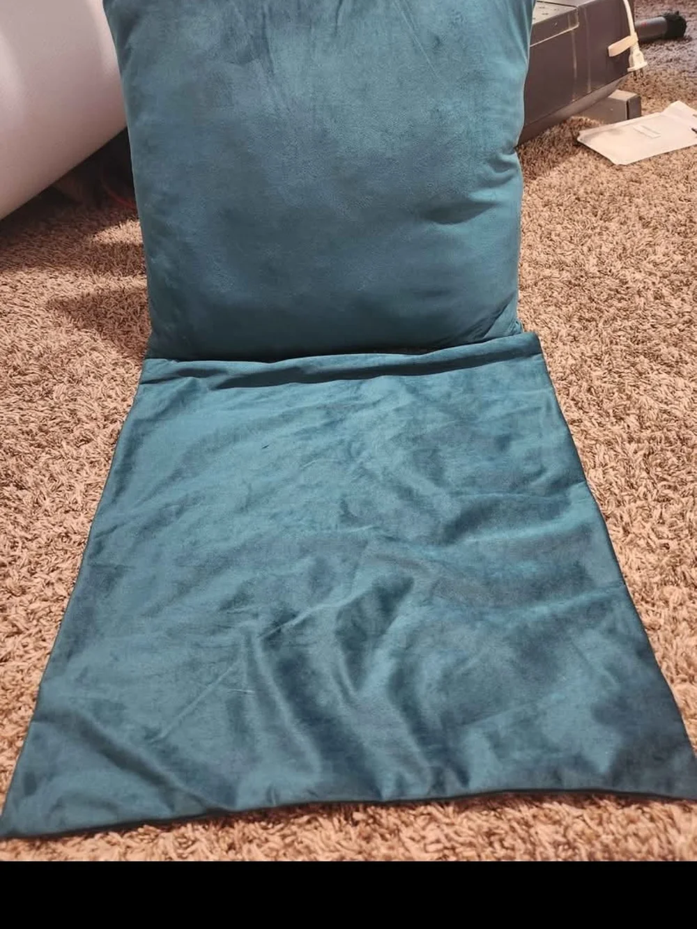 Teal Velvet 18x18 Cushion Covers